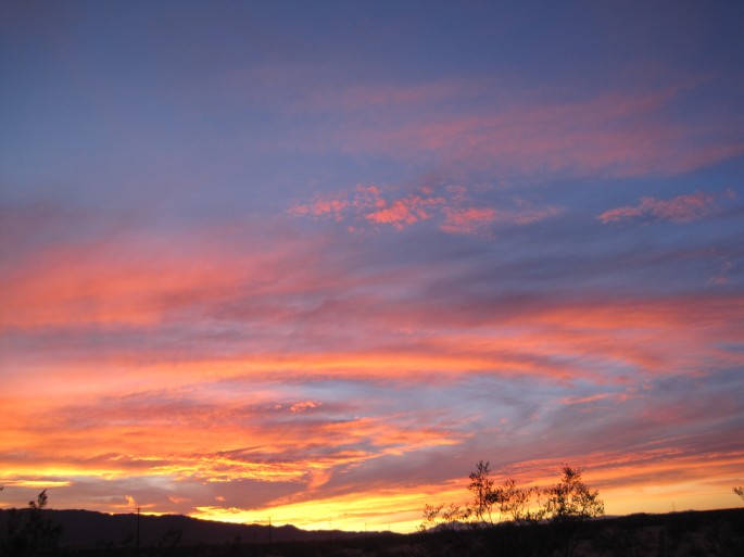 wOnder valley sunset ~ january 2010